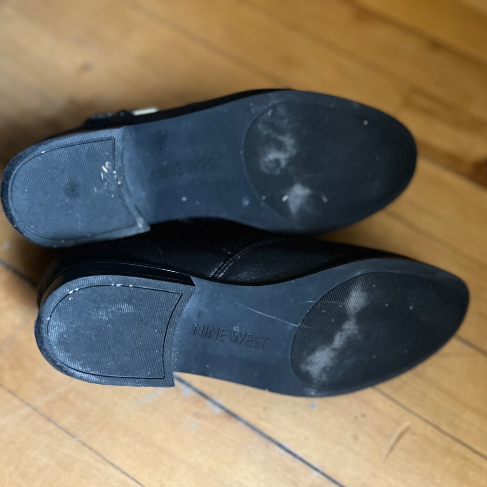 Nine West Black Leather monk strap shoes - Picture 4 of 9